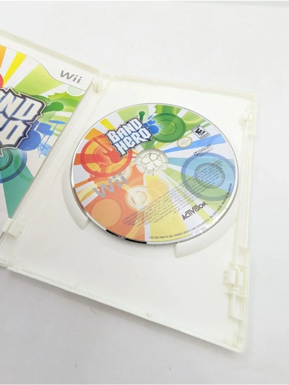 Band Hero Wii band Video game with manual Pre owned